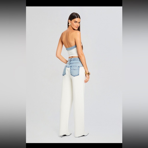 SER.O.YA Chani Knit Denim Pant - Picture 4 of 6